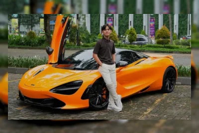 McLaren Miliaran Terbelah Dua, Konten Kreator Andra ST Selamat