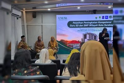 Unusa Fasilitasi 310 Guru SD dan SMP di Surabaya Pelatihan AI