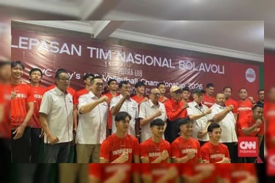 PBVSI Lepas Timnas Voli Senior dan U-18 ke Dua Turnamen Internasional