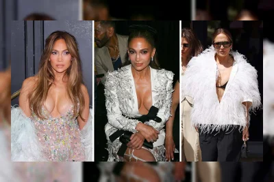 Jennifer Lopez Curi Perhatian dengan Atasan Terbuka di Paris Fashion Week