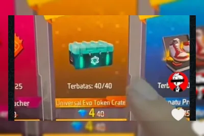 Universal Evo Token Crate di Free Fire MAX Kini Hanya 4 Diamond