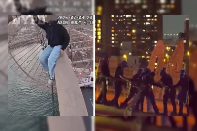 Polisi Selamatkan Wanita yang Hendak Lompat dari Brooklyn Bridge