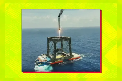 China Sukses Mendaratkan Roket Bertenaga Ulang di Platform Lepas Pantai