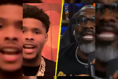Shakur Stevenson dan Shannon Sharpe Terlibat Debat Panas soal Gaya Bertinju
