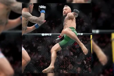 Max Holloway Kalahkan Conor McGregor akibat Cedera Lutut di Ronde Pertama UFC 329