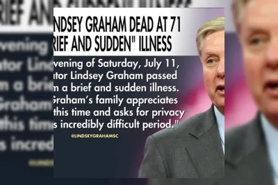 Senator Lindsey Graham Meninggal Dunia, Kongres Berduka