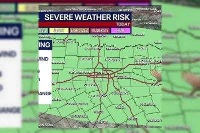 Badai Petir Ancam Dallas dengan Banjir Bandang dan Suhu Lebih Dingin