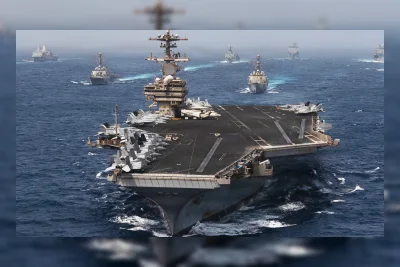 AS Kembali Berlakukan Blokade Iran di Selat Hormuz