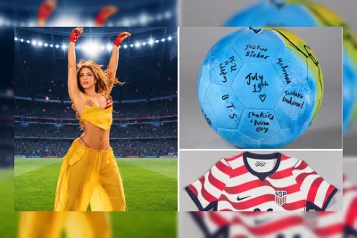 Lelang Piala Dunia: Jersey Teken, Kostum Shakira, dan Koleksi Eksklusif