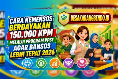 Kemensos Berdayakan 150.000 KPM Lewat PPSE untuk Bansos Tepat Sasaran 2026