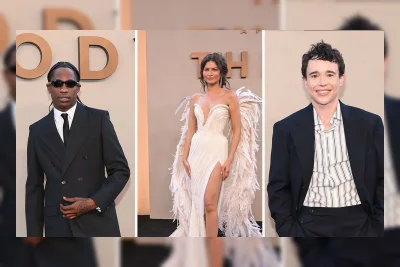 Travis Scott Tampil Beda di Premiere 'The Odyssey' dengan Setelan Ramping