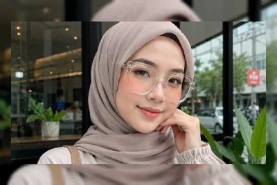 Wajah Oval Berhijab Makin Cantik dengan 5 Model Kacamata Ini, Anti Pusing dan Tetap Stylish!