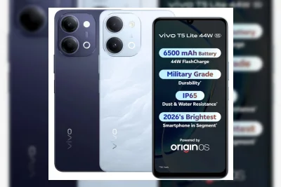 vivo T5 Lite 44W 5G Resmi di India, Baterai 6500mAh dan Layar 120Hz