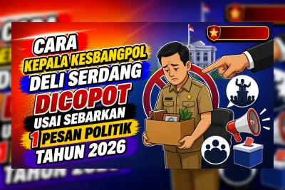Kepala Kesbangpol Deli Serdang Dicopot karena Sebarkan Pesan Politik 2026