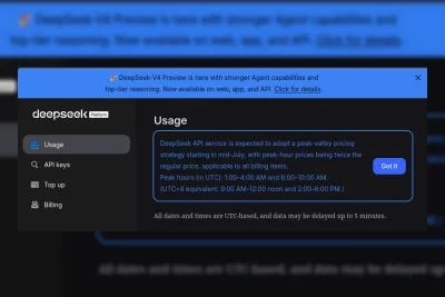 DeepSeek API Bakal Lebih Mahal di Jam Sibuk, Pengguna Wajib Tahu