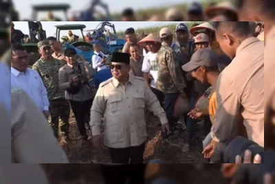 Prabowo: Yang Bilang Beras Mahal, Suruh Tanam Padi Sendiri