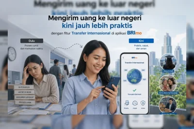 Transfer ke Luar Negeri Pakai BRImo, Dapat Cashback Rp50.000