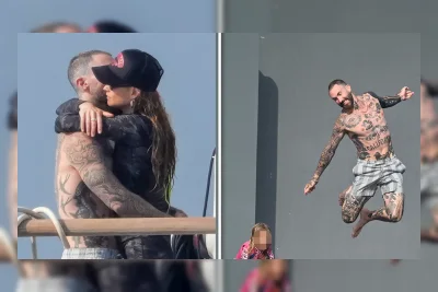 Adam Levine dan Behati Prinsloo Mesra di Atas Kapal Pesiar Mewah