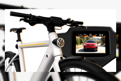 Sepeda Listrik VW Dilengkapi Radar, Kamera Belakang, dan Kacamata Canggih