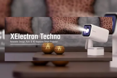 XElectron Techno Proyektor Pintar dengan Putaran 180°, Dukungan 4K Diluncurkan