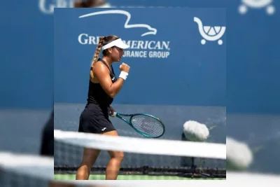 Marie Bouzkova Hadapi Jessica Bouzas Maneiro di Prague Open