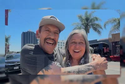 Danny Trejo Tak Terduga Bertemu Keponakan di TMZ Brunch Bus