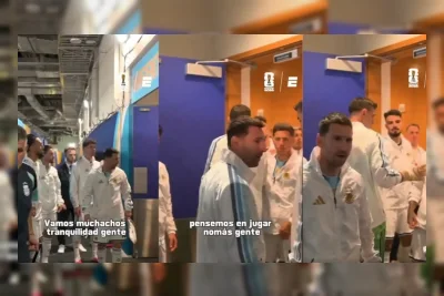 Video Ruang Ganti Argentina Bocor, Pesan Messi Diabaikan
