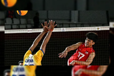 Tim Voli Putra Indonesia Kalahkan Kamboja di SEA Volleyball Cup