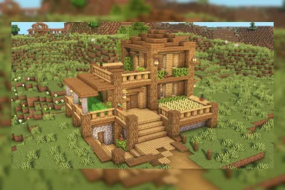 5 Ide Rumah Minecraft Kayu yang Bisa Jadi Referensi Bangunan
