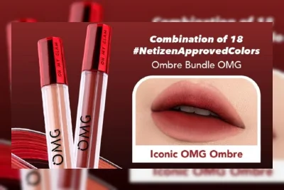 11 Rekomendasi Ombre Lip Cream OMG Mattelast untuk Bibir Gelap, Cuma Rp55 Ribuan Sepaket