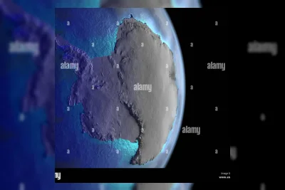 Satelit NISAR Tangkap Gambar Menakjubkan Nunatak Antartika Mirip Burung Kolibri