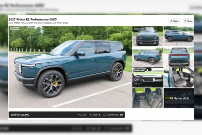 Rivian R2 Pertama Laku Rp1 Miliar, Hanya Untung Rp32 Juta