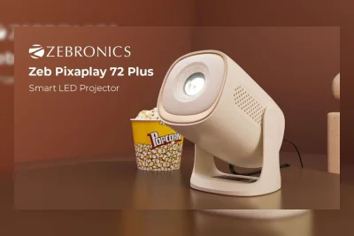 Zebronics Luncurkan Proyektor Pintar Zeb-PixaPlay 72 Plus dengan Layar hingga 120 Inci