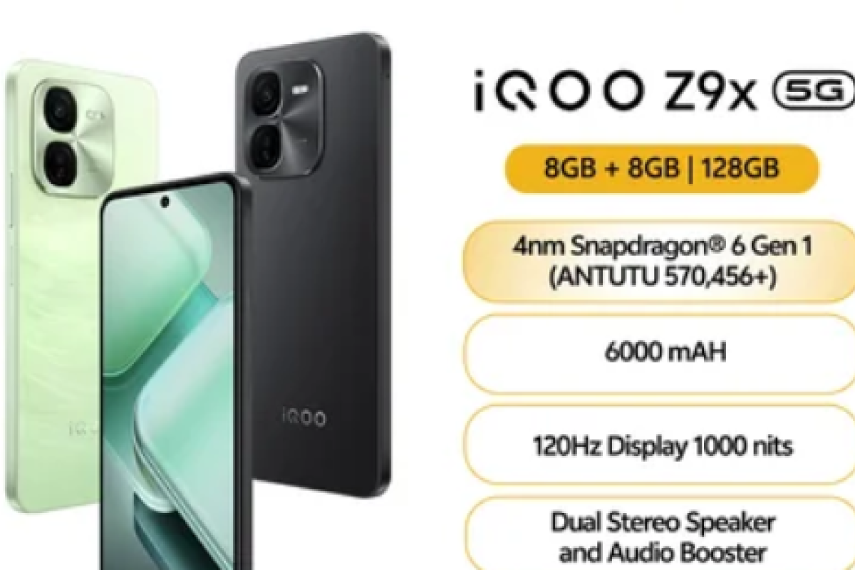 Andalan Baterai Super Tahan Lama dengan Performa Harian! Inilah iQOO Z9x Masuk Dalam 4 Rekomendasi HP Kamera 50 MP