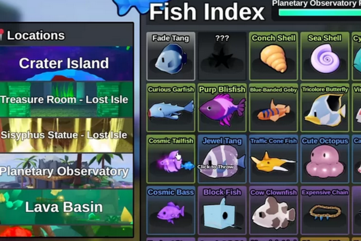 Lokasi Mancing Cosmic Tailfish di Fish It dan Tips Cepat Selesaikan Quest Submarine