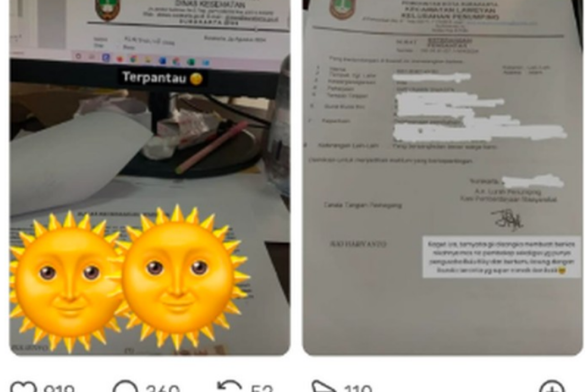 BKPSDM Solo Proses Pegawai yang Unggah Dokumen Rio Haryanto