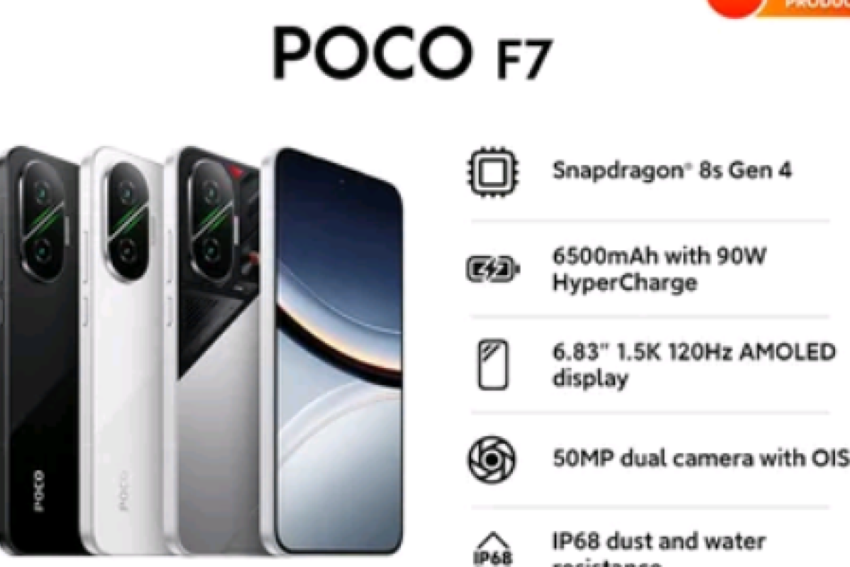 Cuma 7 Jutaan! Inilah POCO F7 Pro Flagship Experience Tanpa Harga Flagship yang Punya Mid Range Terbaik dengan Baterai Raksasa Tahan Lama