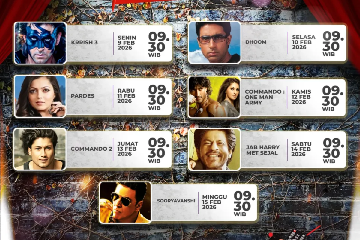 Jadwal Mega Bollywood Paling Yahud 14 - 15 Februari 2026