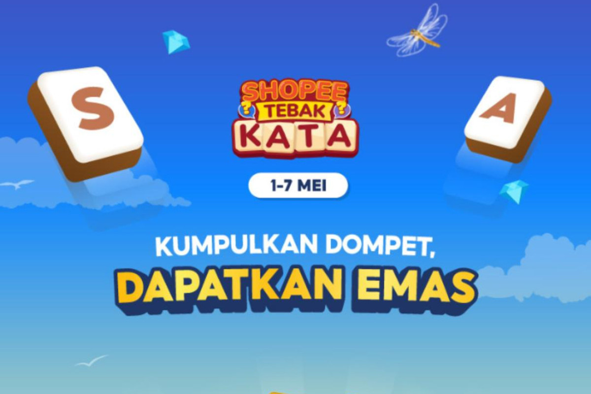 Kunci Jawaban Shopee Tebak Kata Tantangan Harian, Hari Ini Sabtu, 13