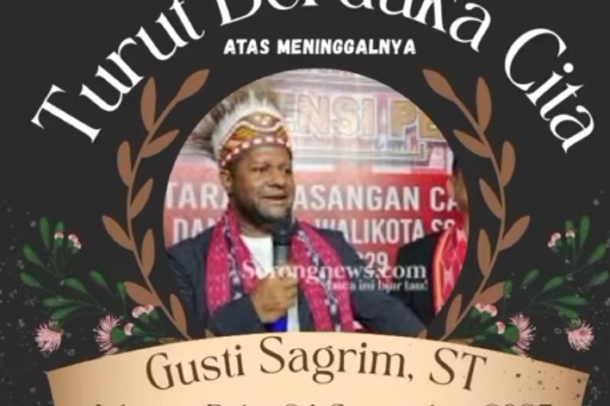 KABAR DUKA! Auguste C.R. Sagrim Alias Gusti Sagrim Meninggal Dunia pada Selasa, 24 September 2025