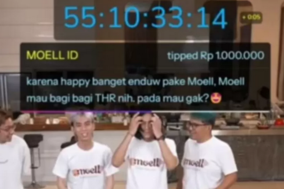 Moell Disorot Lagi Usai Bantah Kerja Sama Marapthon, Dugaan Donasi Berulang Picu Polemik