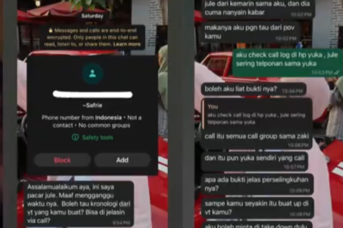 Isi Chat WA Diduga Safrie Ramadhan Akui Terjebak Skenario Jule dan Yuka, Minta Maaf ke Aya atas Tuduhan Tak Berdasar soal Isu Perselingkuhan
