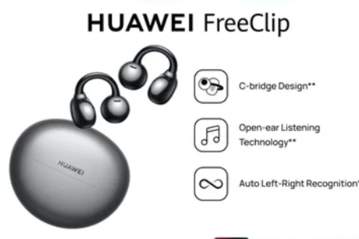 Berapa Harga Huawei FreeClip 2? Kini Hadir dengan Baterai Tahan Lama Sampai 38 Jam dengan Casing!