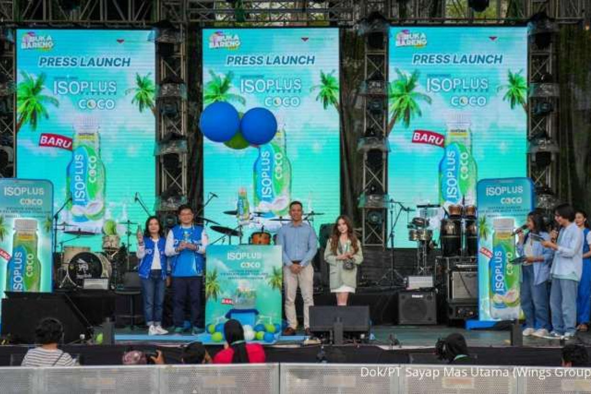 WINGS Food luncurkan ISOPLUS COCO, Excellent Hydration Kesegaran Air Kelapa Muda