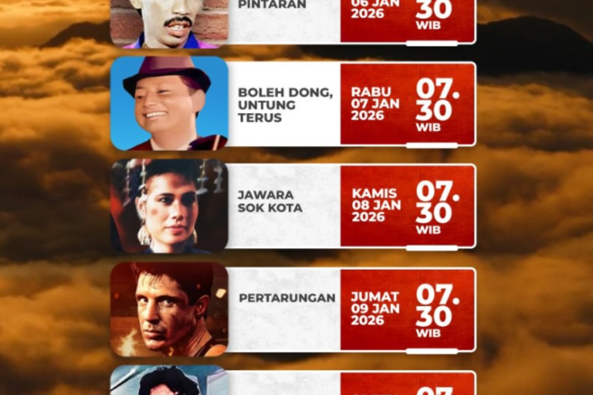 Sinema Pagi ANTV 5-11 Januari 2025