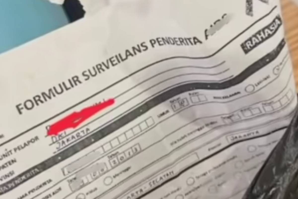Rekam Medis Pasien AIDS Diduga Jadi Bungkus Gorengan, Nama RS Fatmawati Muncul di Dokumen Viral