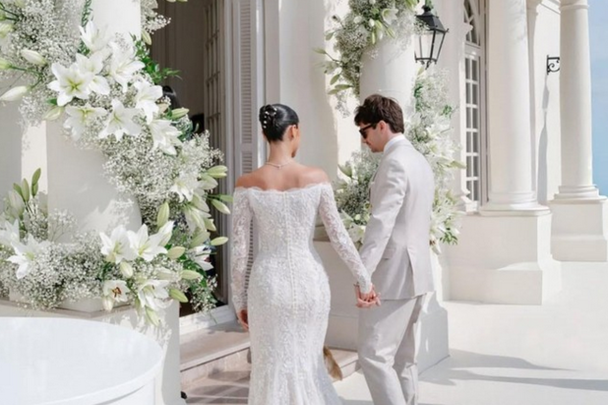 Charles Leclerc dan Alexandra Saint Mleux Gelar Pernikahan Privat di Villa La Vigie Monaco