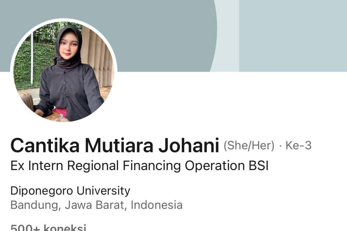 Akun IG Cantika Mutiara Johari, Cek Profil Mahasiswi Undip Viral Kasus KIP Kuliah, Anak Siapa dan Kuliah Jurusan Apa? 