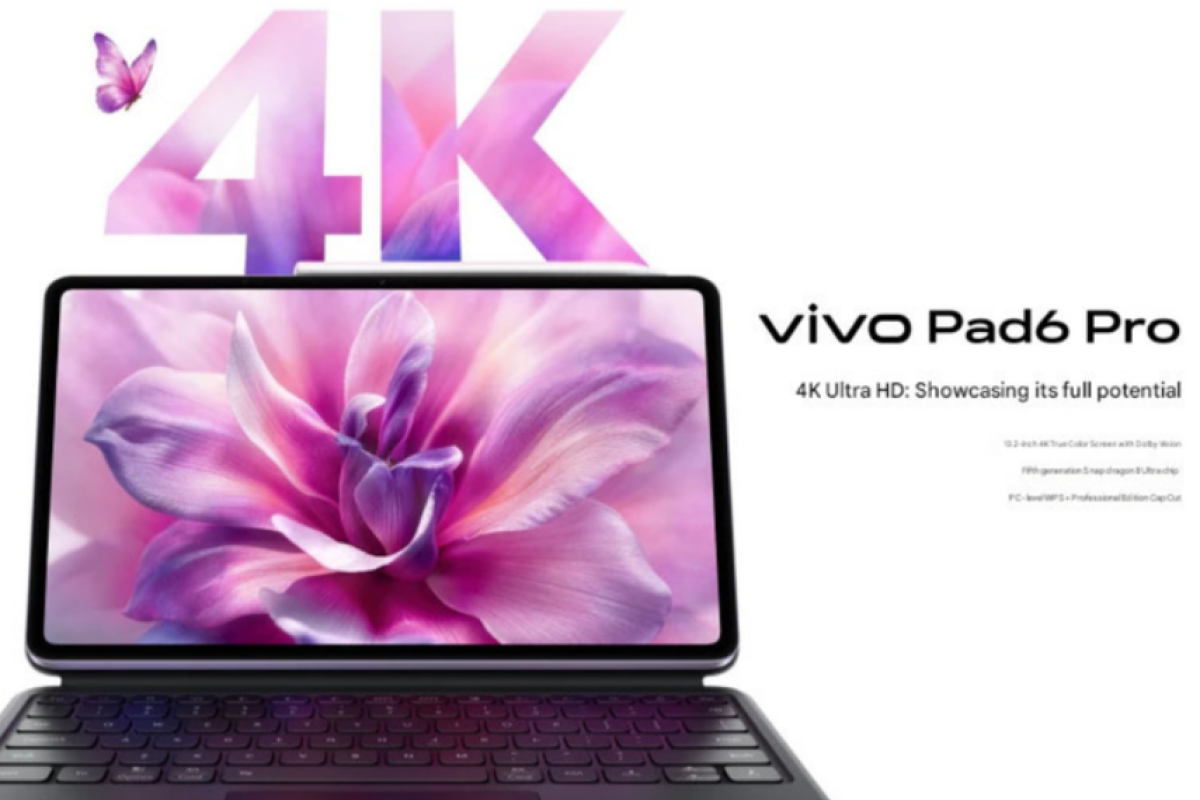 Tablet Vivo Pad 6 Pro Resmi Ini Spesifikasi Layar 4K dan Baterai 13.000 mAh, Segini Harganya