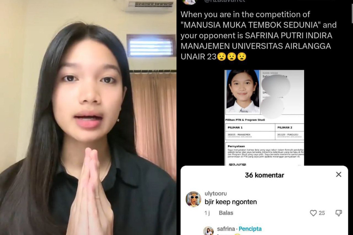 Siapa Safrina Putri Indira yang Plagiat Tugas Putri Zahra? Kasus Mahasiswi UNAIR Viral X hingga Tiktok, Benarkah Sudutkan Korban?